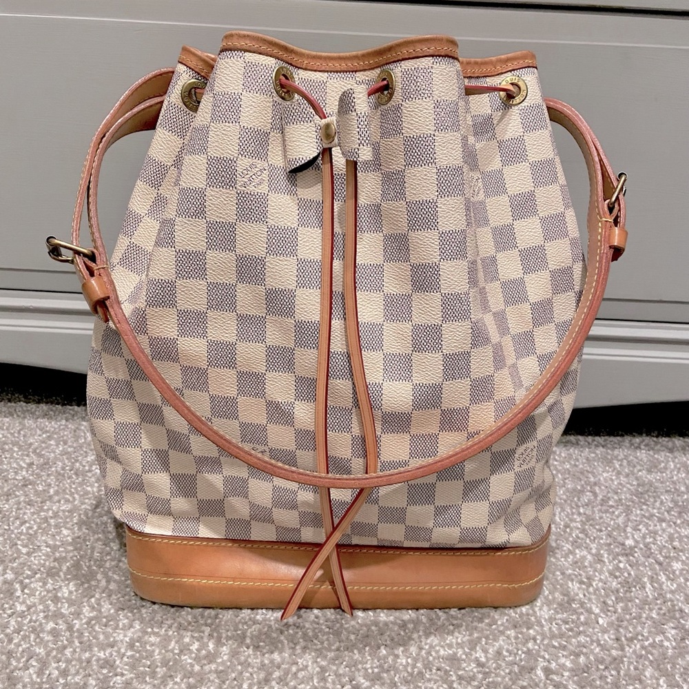 LV Noe Damier Azur